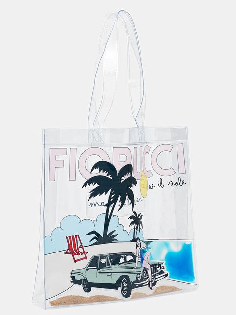 Fiorucci torebka Beach Print Pvc Tote kolor transparentny U01FMABA276PT02MU01 - zdjęcie produktu nr 2
