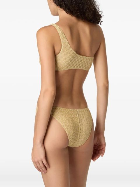 Missoni one-shoulder bikini - Gold