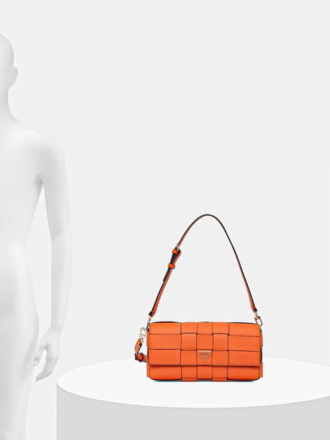 Guess torebka MAYLEE kolor pomarańczowy HWWG96 61190