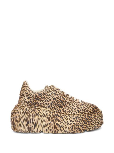 Casadei Nexus leopard-print sneakers - Brown - zdjęcie produktu nr 1