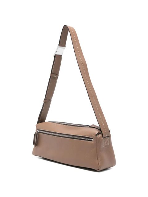 Max Mara small Mxaskipper leather shoulder bag - Brown