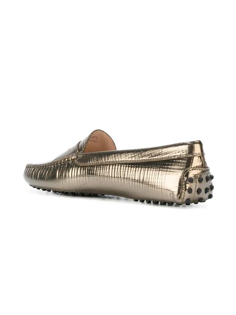 Tod's Gommino loafers - Metallic - zdjęcie produktu nr 2