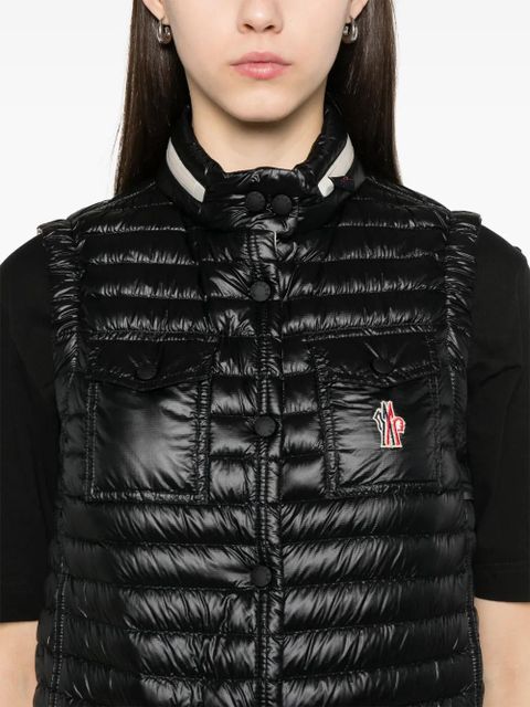 Moncler Grenoble padded gilet - Black