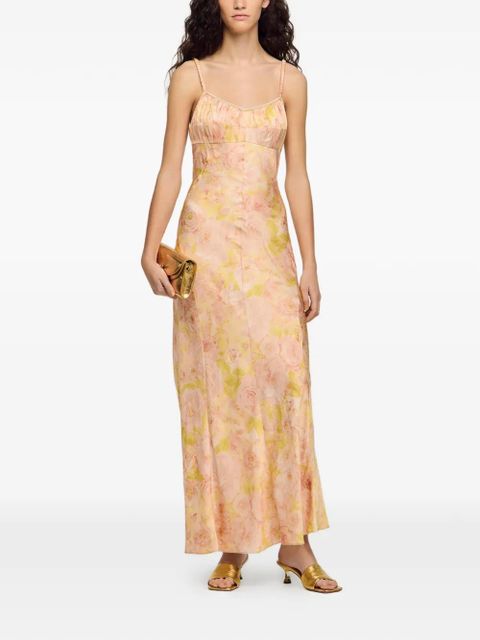 SANDRO floral print maxi dress - Pink - zdjęcie produktu nr 2