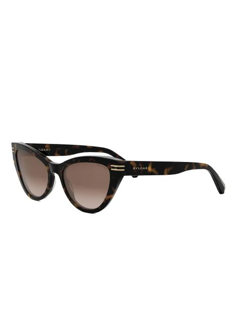 Bvlgari B.zero1 tortoiseshell-effect cat-eye sunglasses - Brown