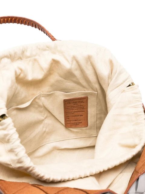 DRAGON DIFFUSION Castello leather shoulder bag - Brown