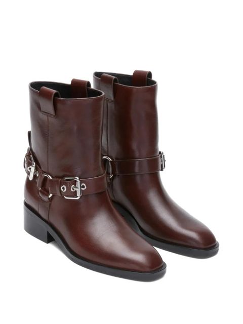 3.1 Phillip Lim buckle-strap boots - Brown - zdjęcie produktu nr 2