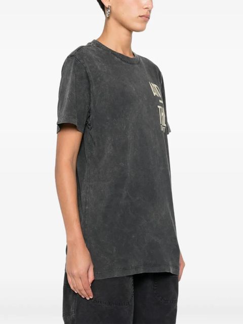 MARANT ÉTOILE logo-print T-shirt - Grey - zdjęcie produktu nr 2