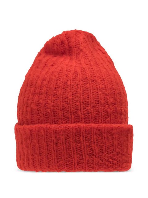 Guest In Residence ribbed turn-up beanie - Red - zdjęcie produktu nr 2