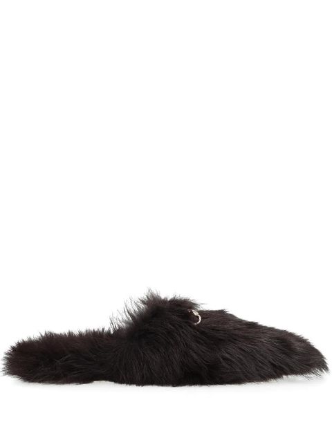 Gucci merino-wool slippers - Black