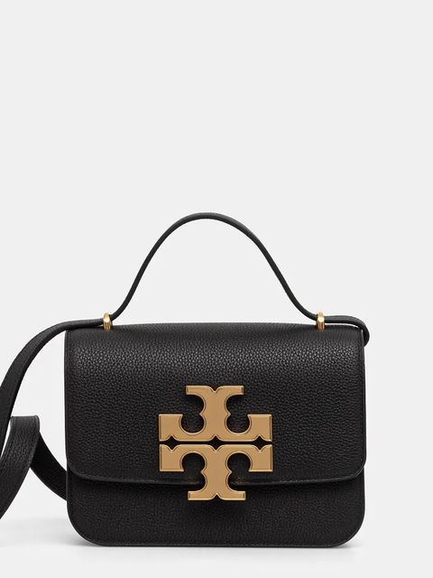 Tory Burch torebka skórzana Eleanor kolor czarny 155671