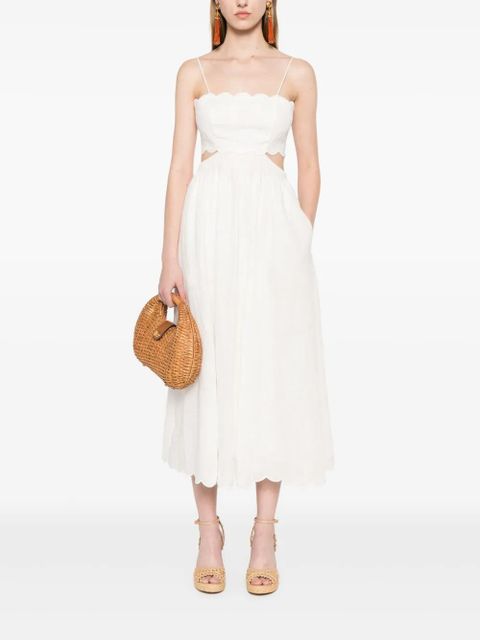 ZIMMERMANN Rhiannon midi dress - Neutrals