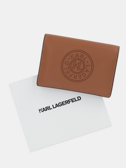 Karl Lagerfeld portfel skórzany K/CIRCLE