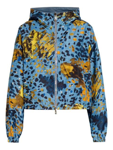 FENDI reversible logo-patch jacket - Blue - zdjęcie produktu nr 1