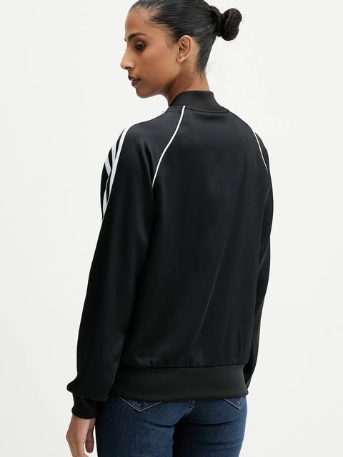 adidas Originals bluza SST SATIN damska kolor czarny z aplikacją JZ6733