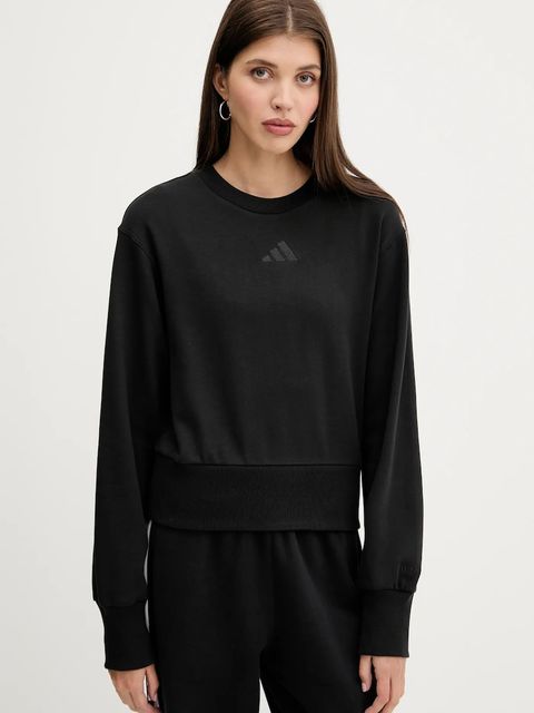 adidas bluza bawełniana ALL SZN damska kolor czarny gładka JJ1259 - zdjęcie produktu nr 1