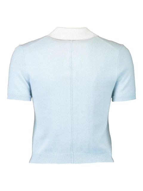 Simkhai Sanders polo top - Blue - zdjęcie produktu nr 2