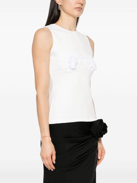 Magda Butrym crochet-bra tank top - Black