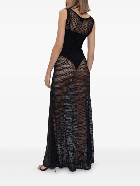 TOM FORD sleeveless scoop-neck maxi dress - Black