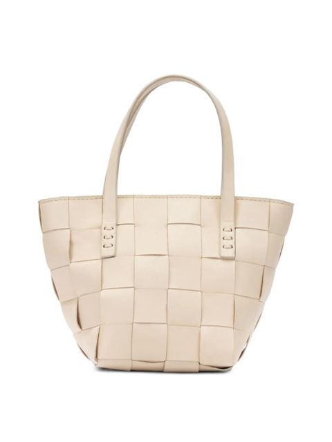 DRAGON DIFFUSION mini Japan woven leather tote bag - Neutrals - zdjęcie produktu nr 2