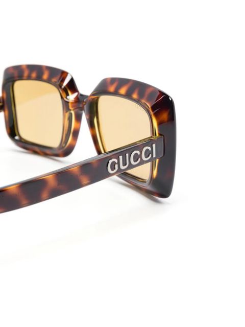 Gucci Eyewear square-frame sunglasses - Brown