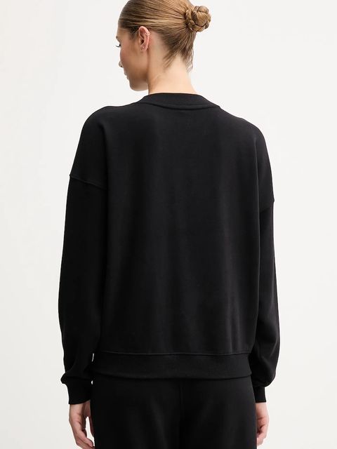 Dkny bluza bawełniana damska kolor czarny gładka DP5T1406 - zdjęcie produktu nr 2