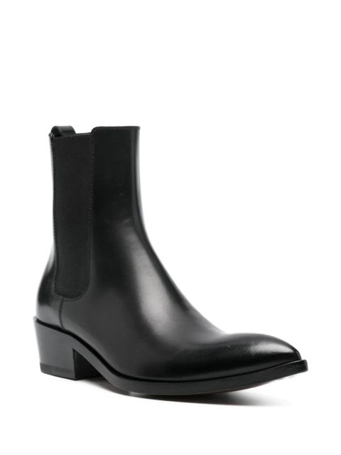TOM FORD pointed-toe chelsea boots - Black - zdjęcie produktu nr 2