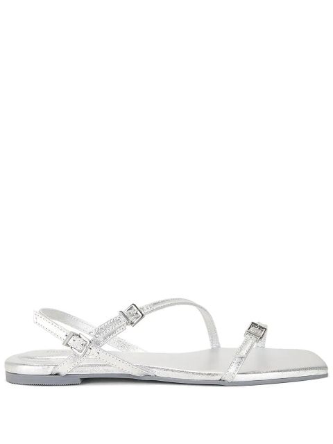 Simkhai Carey buckle-strap sandals - Silver - zdjęcie produktu nr 1