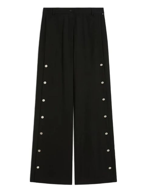 Max Mara Edere button-embellishment trousers - Black - zdjęcie produktu nr 1