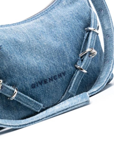 Givenchy Voyou denim mini shoulder bag - Blue