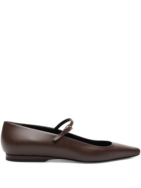 LouLou de Saison Alice pointed-toe ballet flats - Brown - zdjęcie produktu nr 1