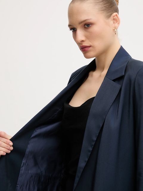 Pedro del Hierro marynarka kolor granatowy jednorzędowa gładka 6752170