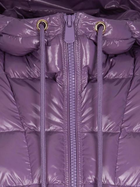 PINKO hooded puffer coat - Purple