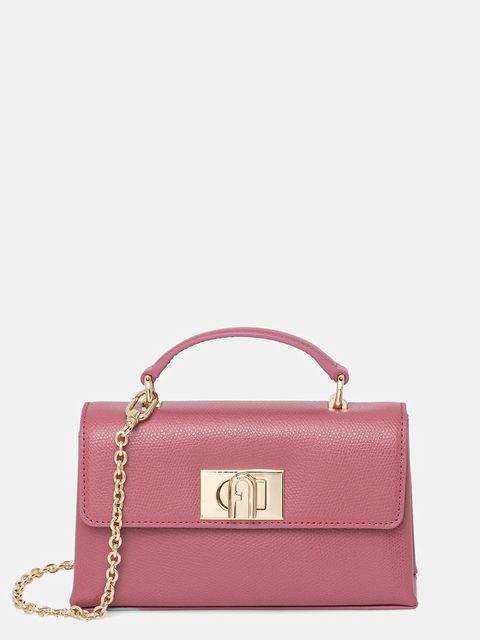 Furla torebka skórzana kolor różowy WE00423.ARE000.4147S - zdjęcie produktu nr 1