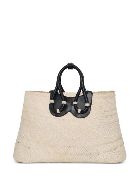Johanna Ortiz Boho Splendor woven tote bag - Neutrals - zdjęcie produktu nr 1