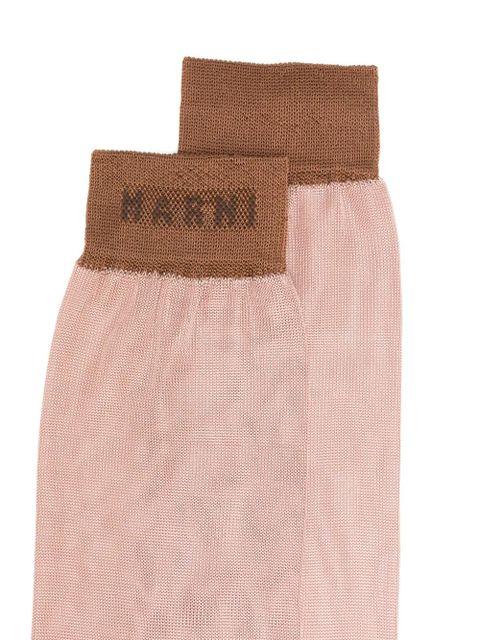 Marni logo socks - Pink