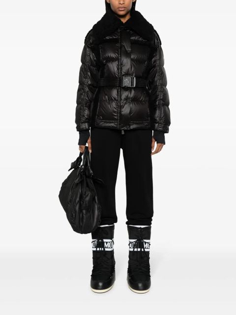 Moncler Grenoble Biollay belted ski jacket - Black