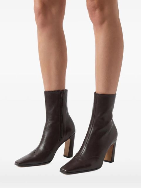 KHAITE 85mm Nevada boots - Brown