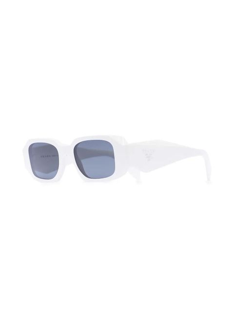 Prada Eyewear Symbole geometric-frame sunglasses - White