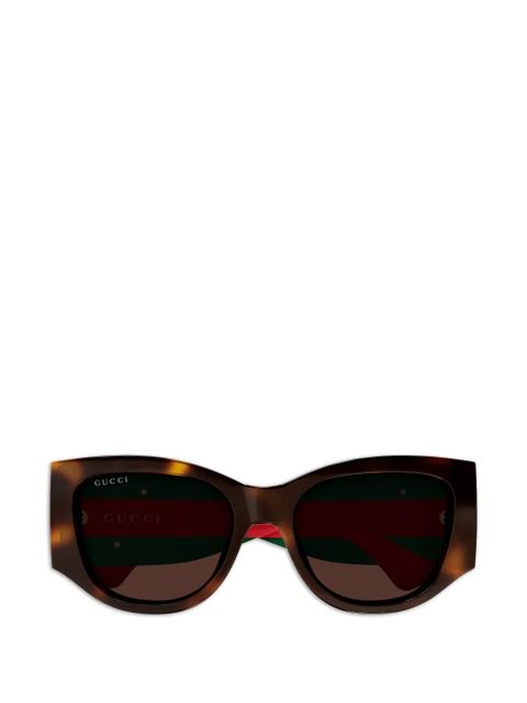 Gucci Eyewear gg2115s geometric sunglasses - Brown - zdjęcie produktu nr 1