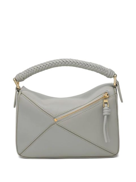 LOEWE small Puzzle braided-handle shoulder bag - Grey