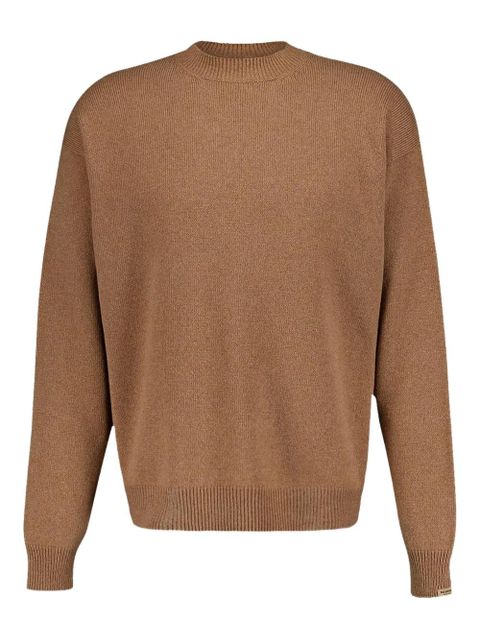 Balenciaga round-neck ribbed jumper - Brown - zdjęcie produktu nr 1