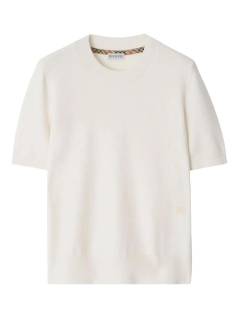 Burberry EKD knitted T-shirt - White - zdjęcie produktu nr 1
