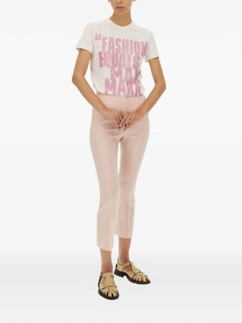 Max Mara graphic-print T-shirt - White - zdjęcie produktu nr 2