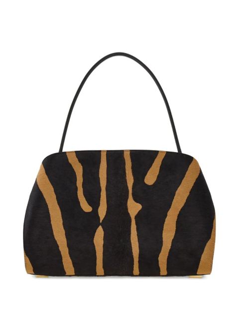 Ferragamo M Hug zebra-pattern shoulder bag - Black - zdjęcie produktu nr 2