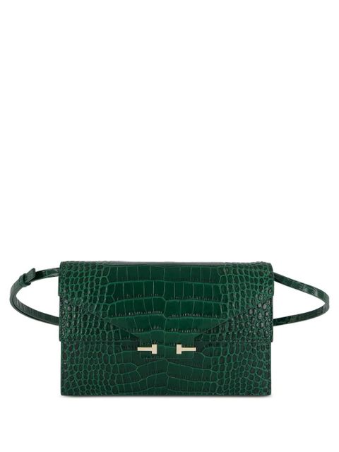 TOM FORD crocodile-effect shoulder bag - Green - zdjęcie produktu nr 1