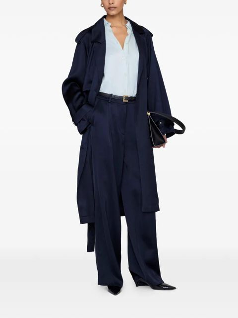 ANINE BING Bridget buttoned point-collar shirt - Green - zdjęcie produktu nr 2