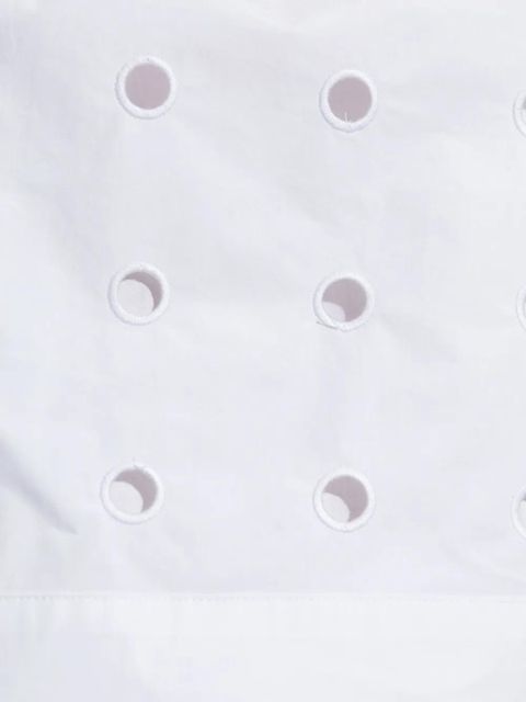 Posse Peggy eyelet sleeveless top - White