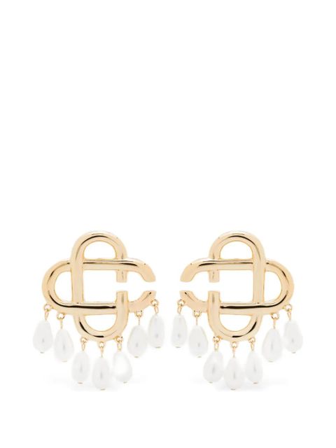 Casablanca pearl-drop earrings - Gold - zdjęcie produktu nr 2