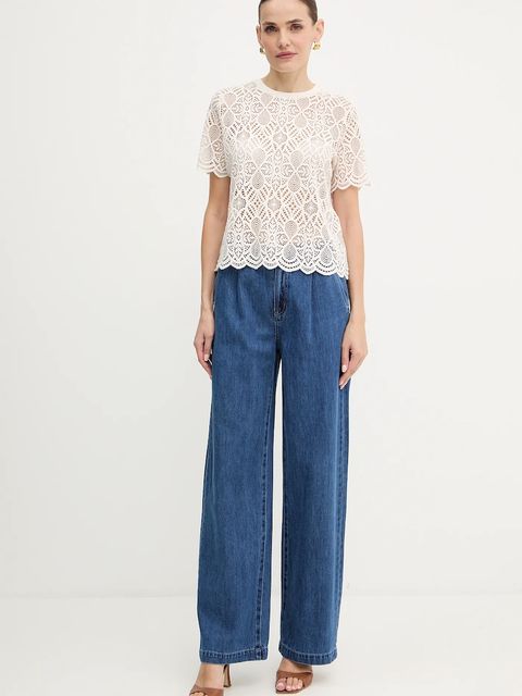 Morgan jeansy damskie high waist PLIS